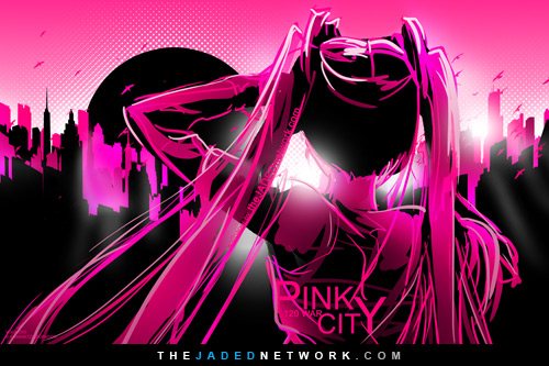 Vocaloid - Pink City - Anime, Manga, & Game Desktop Wallpaper