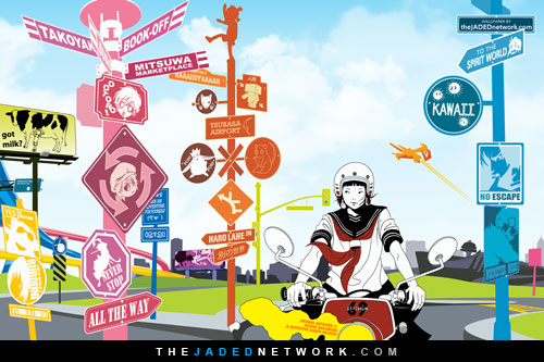 Yusuke Nakamura Artworks - My Superhighway - Anime, Manga, & Game Desktop Wallpaper